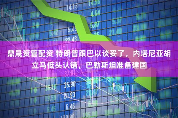 鼎晟资管配资 特朗普跟巴以谈妥了，内塔尼亚胡立马低头认错，巴勒斯坦准备建国